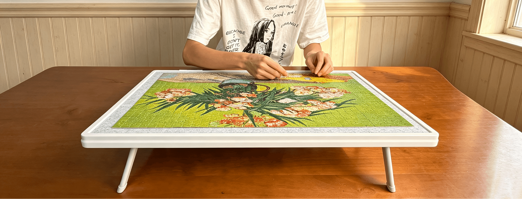 Tilting Puzzle Board: The Ergonomic Solution for Comfortable Puzzle Sessions