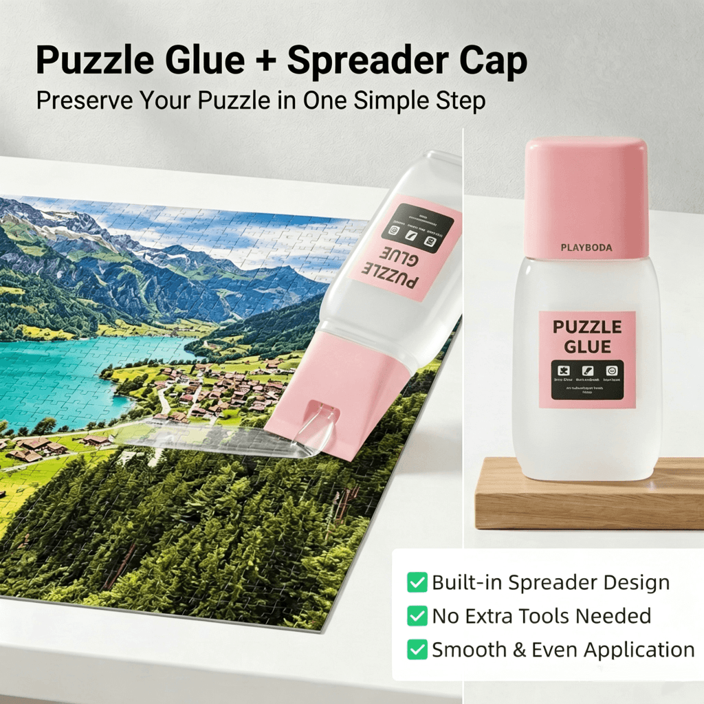 Playboda 2-in-1 Puzzle Glue & Spreader