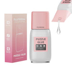 Preserve your finished puzzles effortlessly with a clear puzzle glue featuring a built-in spreader design. No extra brushes or tools needed.