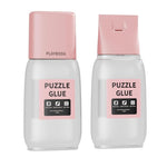 Preserve your finished puzzles effortlessly with a clear puzzle glue featuring a built-in spreader design. No extra brushes or tools needed.