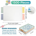 1500 Piece Rotating Puzzle Board – Large, Multicolor Drawers - Playboda